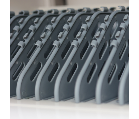 P-Tec T24V charging trolley for 24 tablets or laptops - charging via power sockets