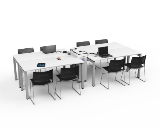 Ricaricabile Zioxi powerHub Surface - 4 prese / 4x USB-A / 4x connessioni USB-C PD 60W - capacità della batteria 1800 Wh