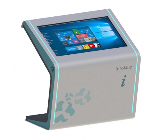 Chiosco informazioni digitali Roma 55 pollici touchscreen