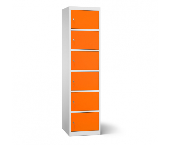 Accu's & Mobiele apparaten oplaadlocker - 6 compartimenten