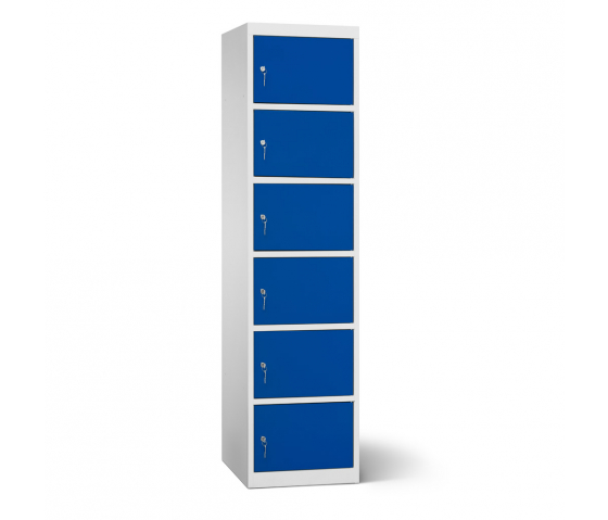 Accu's & Mobiele apparaten oplaadlocker - 6 compartimenten