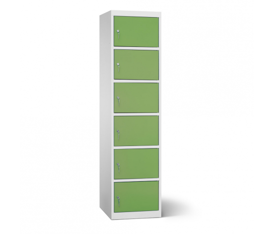 Accu's & Mobiele apparaten oplaadlocker - 6 compartimenten