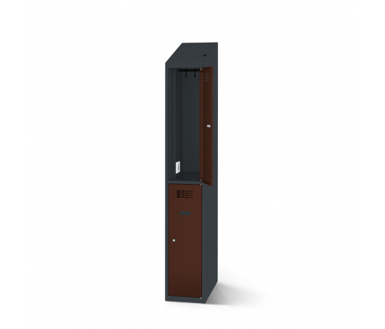 Armadietto spogliatoio largo 40 cm con funzione di ricarica - 2 porte