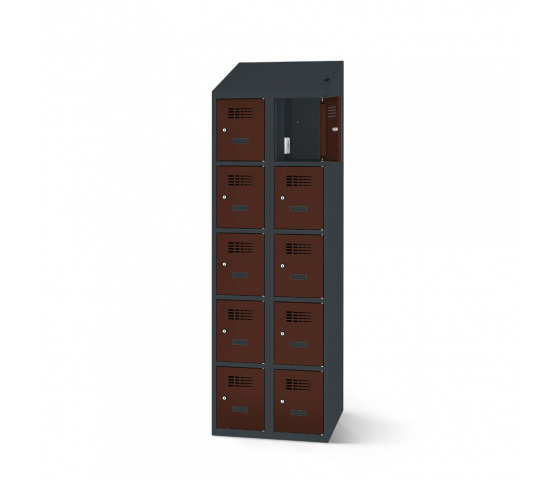 Armario de carga con 10 compartimentos - 80cm de ancho - RS8025