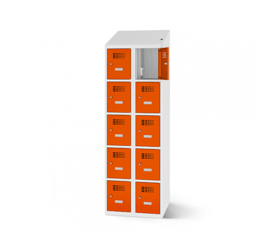 Armario de carga con 10 compartimentos - 80cm de ancho - RS8025