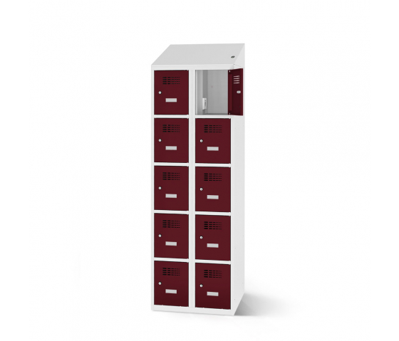Armario de carga con 10 compartimentos - 80cm de ancho - RS8025