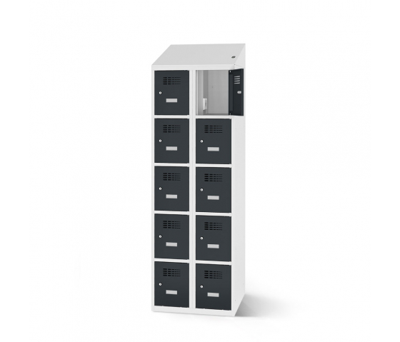 Armario de carga con 10 compartimentos - 80cm de ancho - RS8025