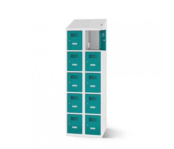 Armario de carga con 10 compartimentos - 80cm de ancho - RS8025