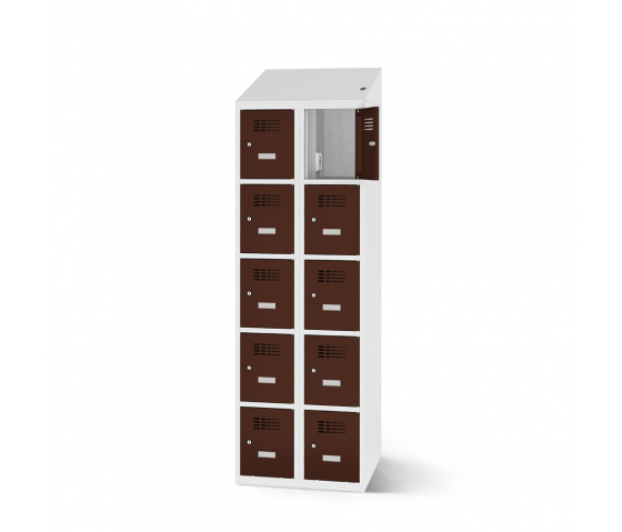 Armario de carga con 10 compartimentos - 80cm de ancho - RS8025