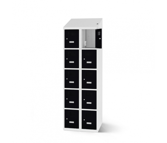Armario de carga con 10 compartimentos - 80cm de ancho - RS8025