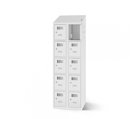 Armario de carga con 10 compartimentos - 80cm de ancho - RS8025