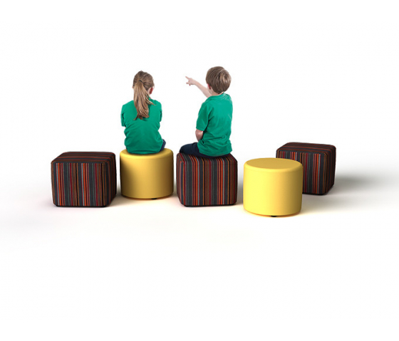 Soft Seating Rundt sæde Junior 35 cm højt