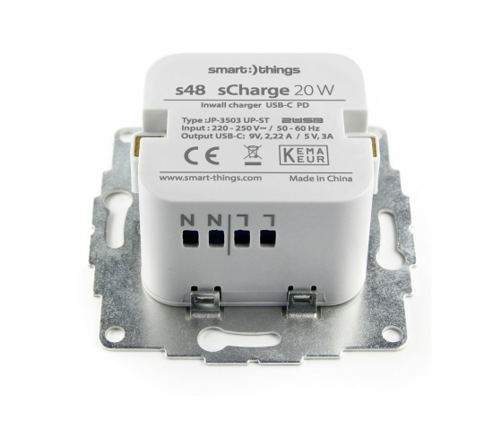 s48 C sCharge 20W integriertes USB-C-Netzteil