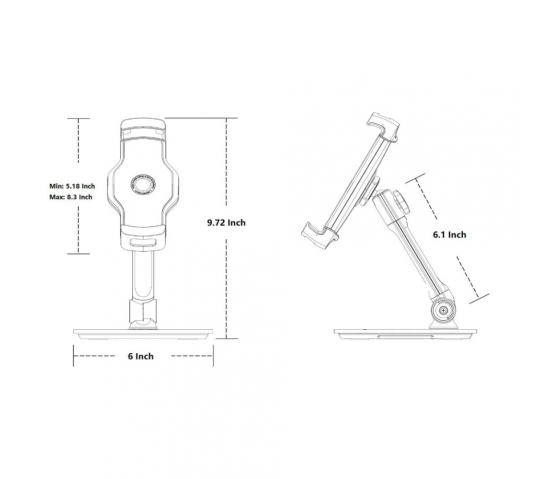 Bravour® Tablet- og smartphoneholder Compiti Mobile