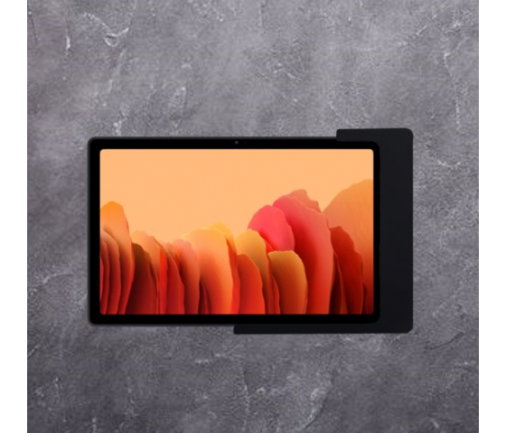 Domo Slide Wandhalterung mit Ladefunktion für Samsung Galaxy Tab A7 10.4  Zoll Tablet - Schwarz