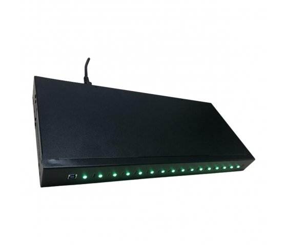 1U 16-port USB-C charging & sync hub USB 3.1