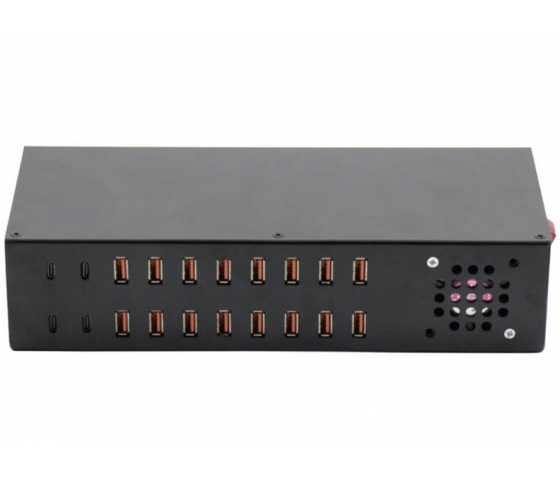 20 ports USB-A & USB-C Quick laad hub