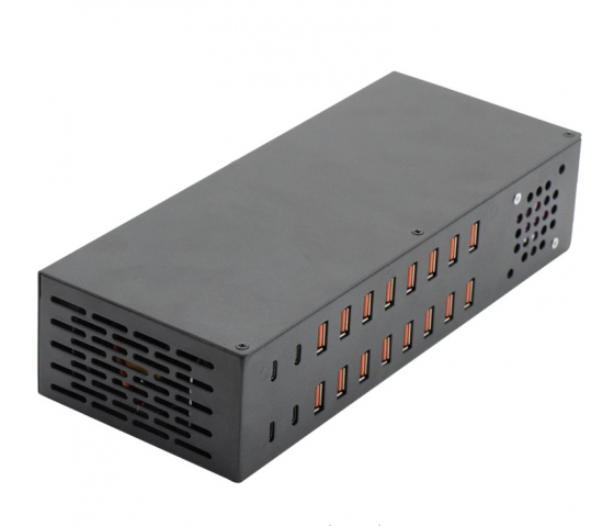 Concentrador de carga rápida de 20 puertos USB-A y USB-C