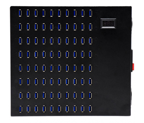 80 ports USB-A 8.5W desktop laad hub