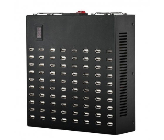 80 ports USB-A 8.5W desktop charging hub