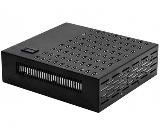 80 ports USB-A 8.5W desktop laad hub