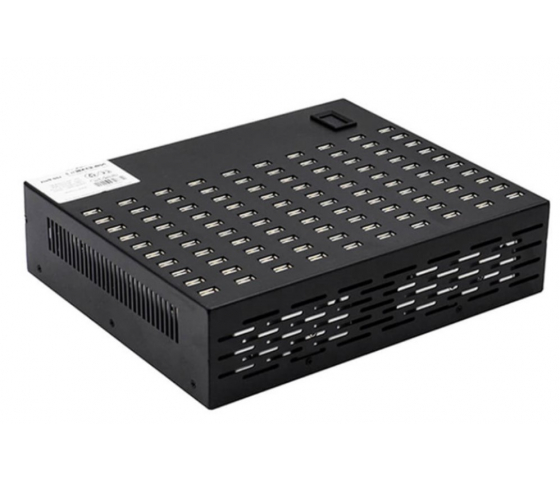 100 ports USB-A 8.5W desktop charging hub