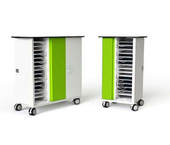 Tablet trolley Zioxi SYNCT-TB-32-R voor 32 tablets tot 11 inch – RFID slot