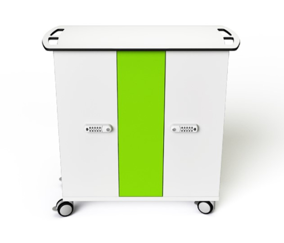 Zioxi charge & sync tablet cart for 16 or 32 iPads and tablets to 11 inch