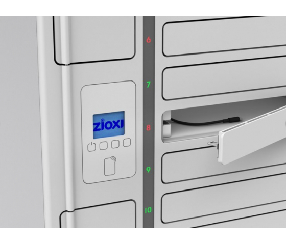 Chromebook Volt 1:1 opladningslocker VCB1-10S-M-O til 10 Chromebooks op til 14 tommer - RFID-lås + webkontrol