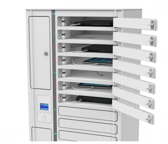 iPad Volt 1:1 USB-A  oplaadlocker VTB1-24S-UA-O& inclusief Lightning kabels voor 24 iPads & tablets - RFID slot + Web control