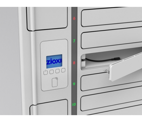 Chromebook Volt 1:1 USB-C oplaadlocker VCB1-10S-UC-O# inclusief USB-C kabels voor 10 Chromebooks tot 14 inch - RFID slot + Web control