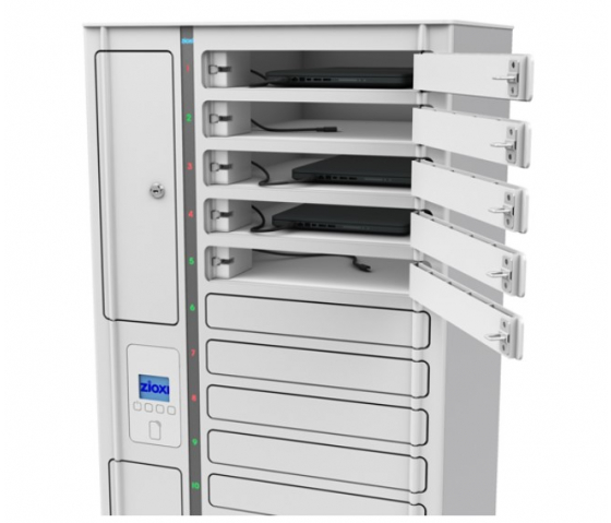Chromebook Volt 1:1 USB-C oplaadlocker VCB1-24S-UC-O# inclusief USB-C kabels voor 24 Chromebooks tot 14 inch - RFID slot + Web control