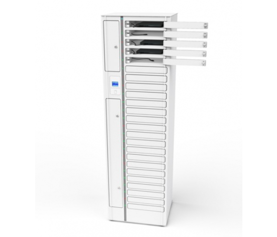 Chromebook Volt 1:1 USB-C oplaadlocker VCB1-24S-UC-O# inclusief USB-C kabels voor 24 Chromebooks tot 14 inch - RFID slot + Web control
