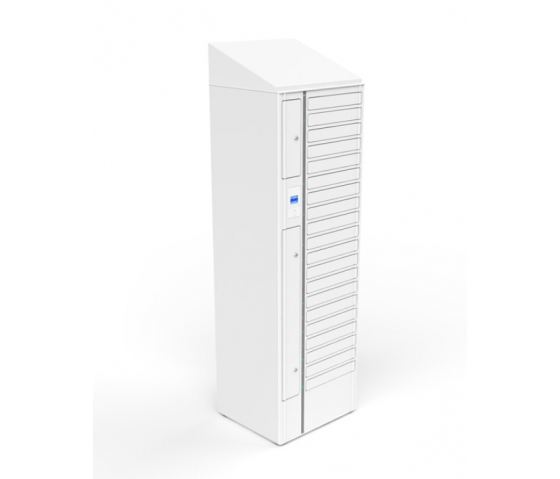 Laptop Volt 1:1 USB-C charging locker VLS1-16S-UC-O# including USB-C cables for 16 laptops to 17 inch - RFID lock + Web control