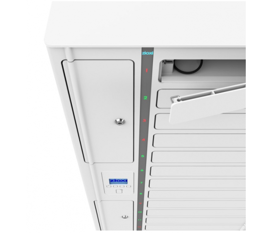 Laptop Volt 1:1 USB-C charging locker VLS1-16S-UC-O# including USB-C cables for 16 laptops to 17 inch - RFID lock + Web control