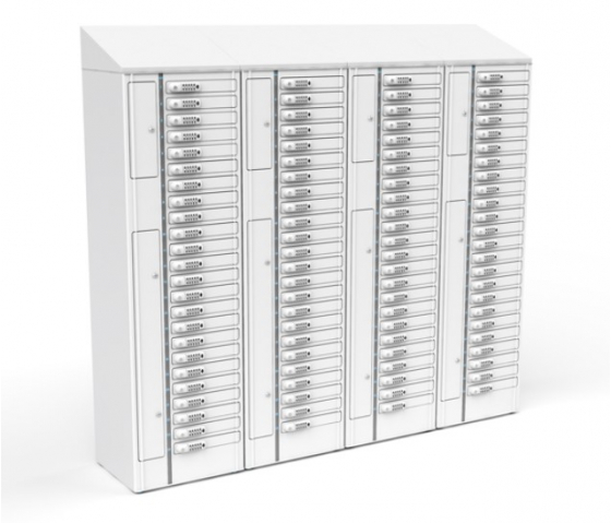iPad Volt 1:1 USB-A charging locker VTB1-24S-UA-C including Lightning cables for 24 iPads & tablets - digital code lock