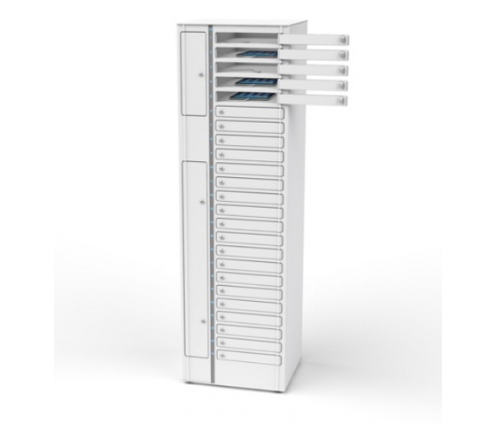 iPad Volt 1:1 USB-A  oplaadlocker VTB1-24S-UA-K& inclusief Lightning kabels voor 24 iPads & tablets - sleutelslot