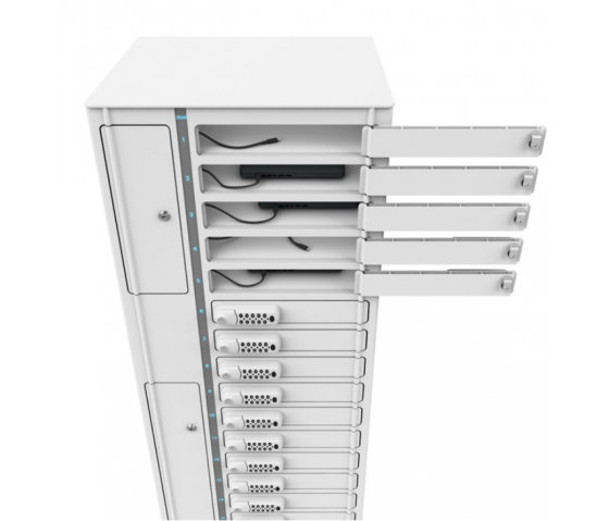 iPad Volt 1:1 USB-A  oplaadlocker VTB1-24S-UA-K& inclusief Lightning kabels voor 24 iPads & tablets - sleutelslot