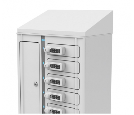 Smartphone Volt 1:1 USB-C charging locker VSP1-24S-UC-K# including USB-C cables for 24 smartphones - key lock