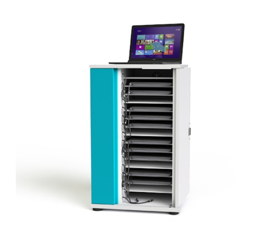 Zioxi oplaadkast voor 16 laptops tot 16 inch - Opladen via USB-C - CHRGCUC-LS-16-C - digitaal codeslot