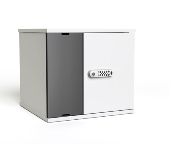 Zioxi Chromebook charging cabinet with cables - for 10 laptops & large tablets up to 14 inches - Charging via USB-C - RFID lock