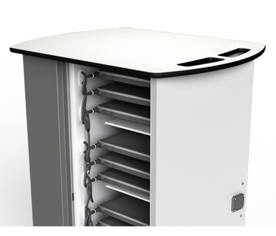 Zioxi USB-C charging cart for 16 Chromebooks and Mobile devices to 14 inch - RFID lock