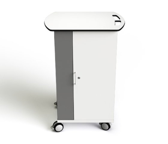 Zioxi USB-C charging cart for 16 Chromebooks and Mobile devices to 14 inch - key lock