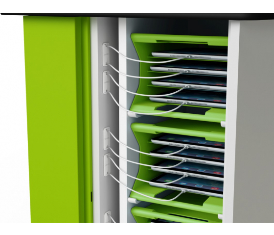 iPad charging cabinet with baskets CHRGC-TBB-32-K for 32 iPad & tablets - key lock