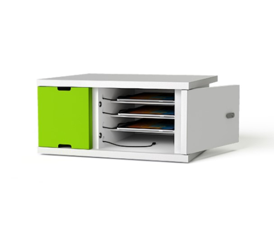 Zioxi charging box for 10 iPads & tablets to 11 inch - Charging via wall outlet or built-in USB-C power module