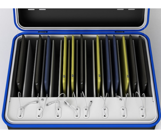 Zioxi oplaadkoffer TRANUC-TB-16 dla 16 iPadów i tabletów - USB-C