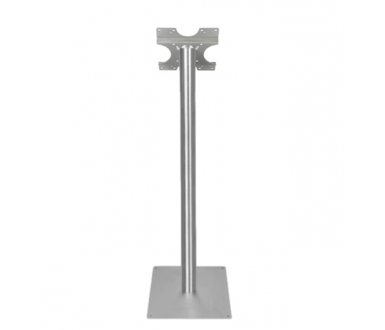 Monitor stand Modulare VESA 100 / 200 - stainless steel