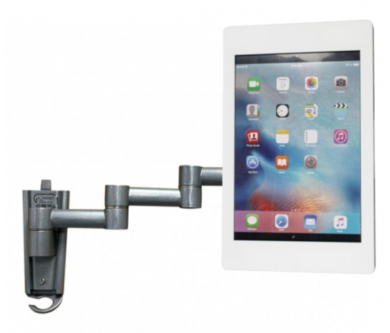 Flexible tablet wall holder 345 mm Fino for iPad 10.9 & 11 inch - white
