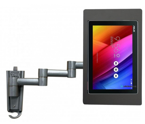 Flexible tablet wall mount 345 mm Fino for ASUS ZenPad 10 - black