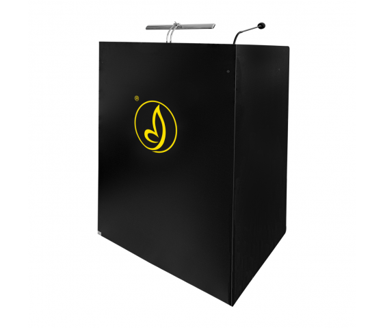 Plastic/wood lectern Poseidon - black